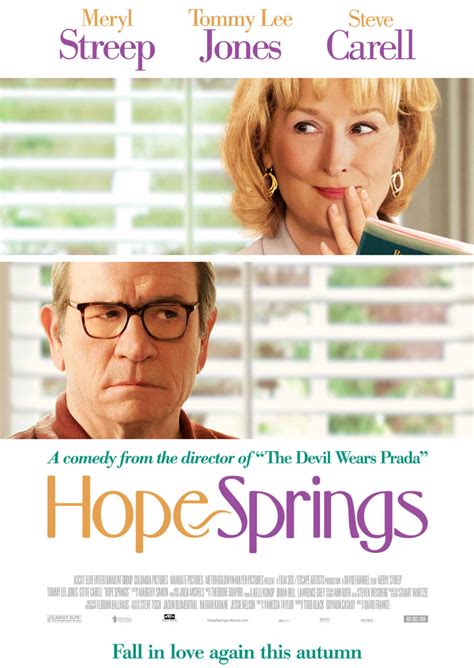 Hop springs - Kay (Meryl Streep) and Arnold (Tommy Lee Jones) are a devoted couple, but decades of marriage have left Kay wanting to spice things up and reconnect with her...
